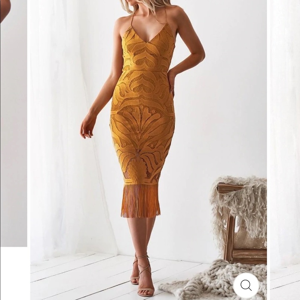 JAUS Khaleesi Dress - Mustard - NWT never worn!!